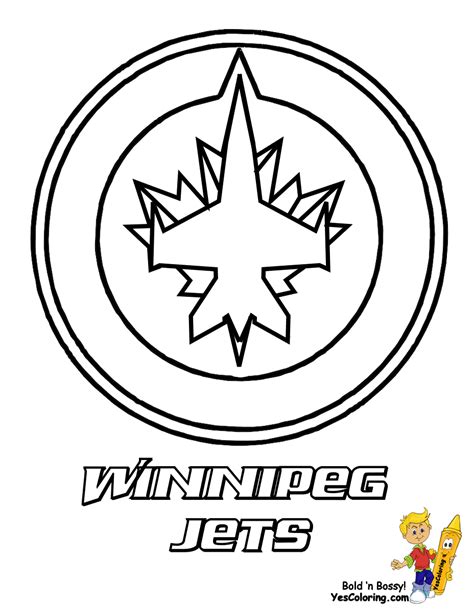 Nhl Symbols Coloring Pages Coloring Pages