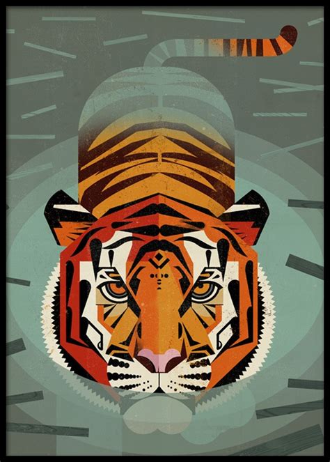 Vintage Tiger Poster