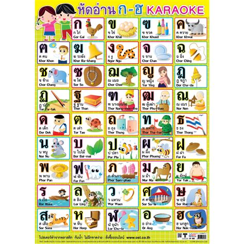 Thai Alphabet Poster