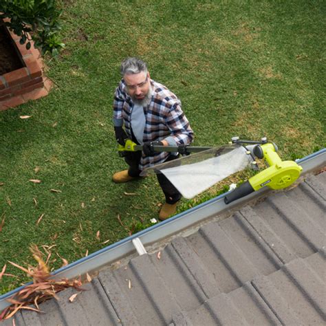 Ryobi One+ 18V Cordless Roof And Gutter Leaf Blower - Tool Only ...