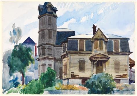 Edward Hopper: (Victorian House) | Edward hopper paintings, Edward ...