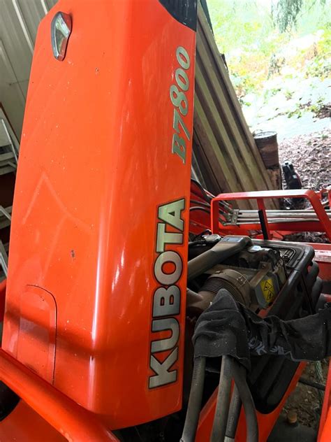 Kubota B7800 Tractor with Kubota LA402 and Digger Attachments and Maschio L52! | EstateSales.org