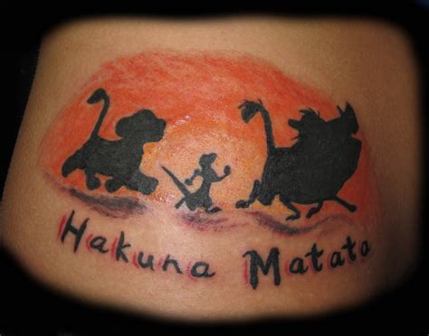 Hakuna Matata Tattoos Designs, Ideas and Meaning - Tattoos For You