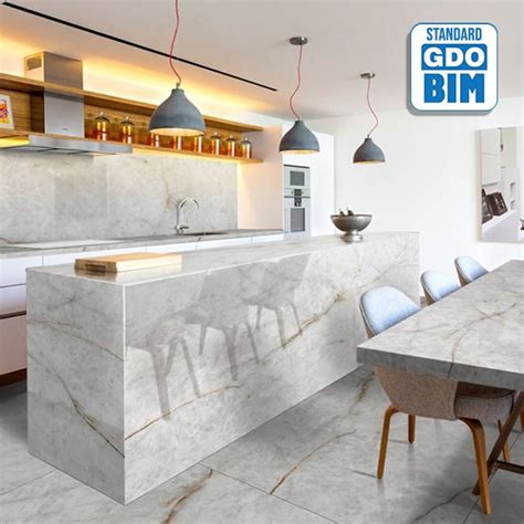 Objeto BIM - Sintered Stone Pavement Himalaya Crystal | Bimetica