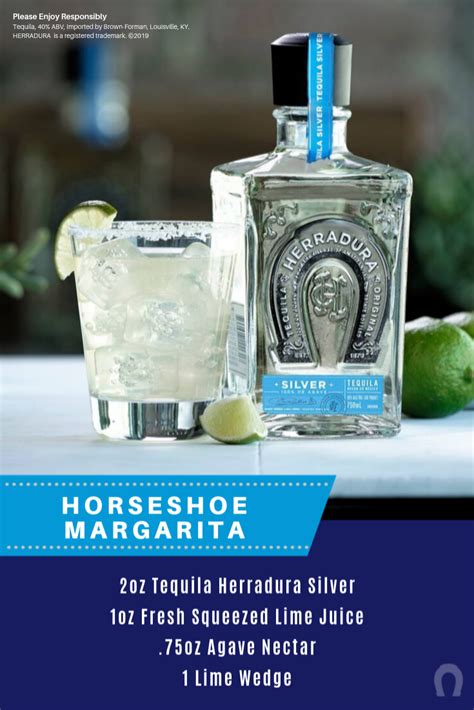 Tequila Herradura Horseshoe Margarita | Tequila, Craft cocktails, Margarita