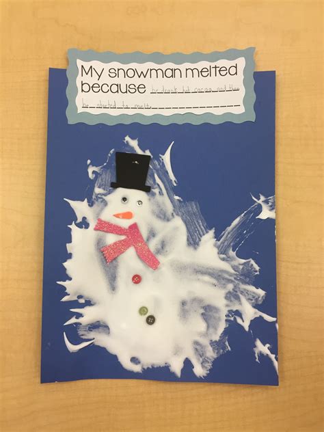 My Snowman Melted Because Template