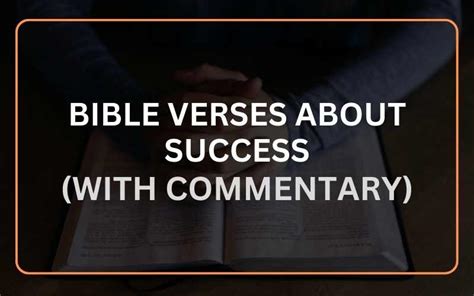 20 Best Bible Verses About Success (With Commentary) - Scripture Savvy