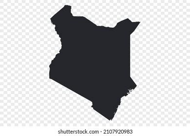 Kenya Map Vector Isolated On Gray Stock Vector (Royalty Free) 2109236084 | Shutterstock