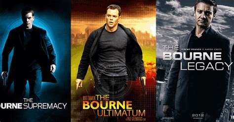 How many movies are there in the Bourne franchise?