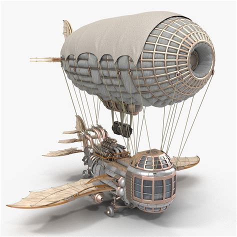 airship air 3d model | Steampunk airship, Steampunk ship, Steampunk design