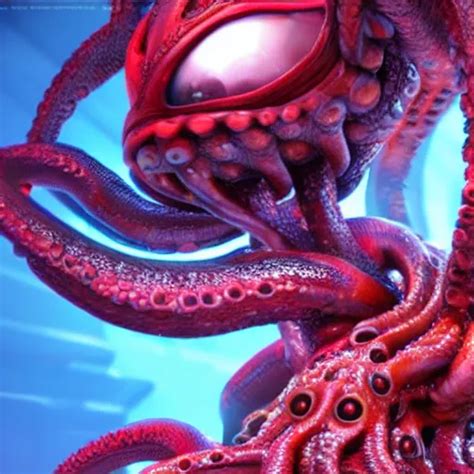 alien octopus concept art, unreal engine render, | Stable Diffusion ...