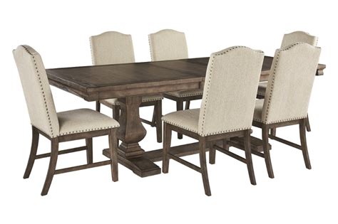 Johnelle 7-Piece Dining Room | Ashley Furniture HomeStore | Dining table, Dining, Dining room sets