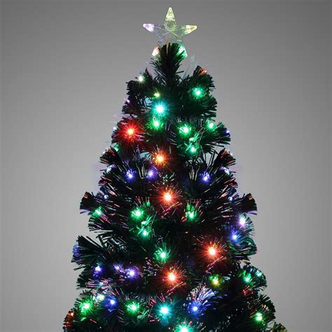 Christmas Tree With Red Lights - Best Decorations