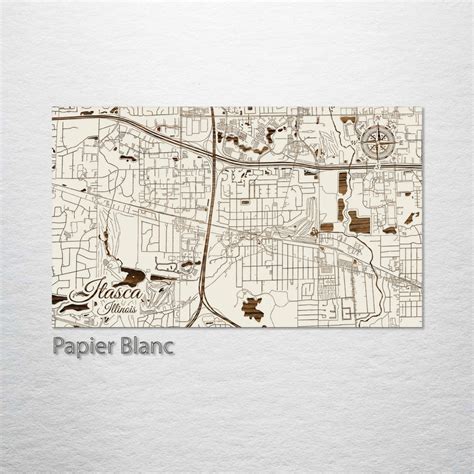 Itasca, Illinois Street Map – Fire & Pine