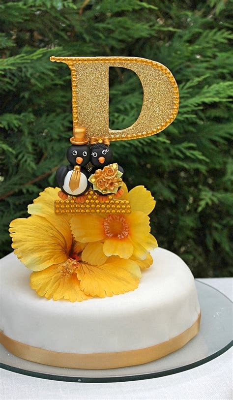 Monogram glitter cake topper initial cake topper letter cake | Etsy