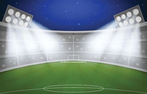 Night Football Stadium Background 3100382 Vector Art at Vecteezy