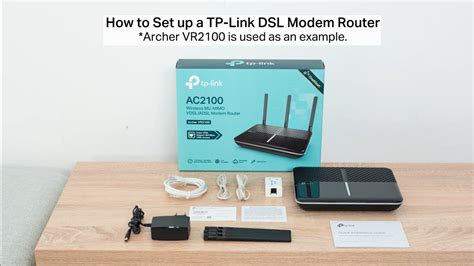 How to Set up a TP-Link DSL Modem Router via Web Browser (use Archer ...