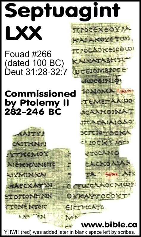 Bible Chronology charts: Septuagint LXX vs. corrupted Masoretic MT