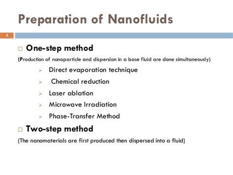 Nanofluids: preparation, characterization and applications