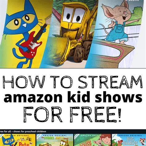 No Prime Membership Needed to Stream Children's Shows on Amazon - Eat ...