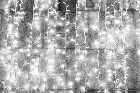 White Christmas Lights Background Free Stock Photo - Public Domain Pictures