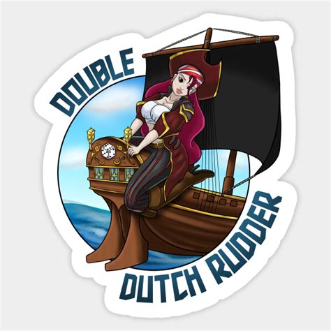 Team Double Dutch Rudder - Teamdoubledutchrudder - Sticker | TeePublic