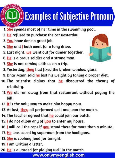 Examples Of Object Pronouns In Sentences