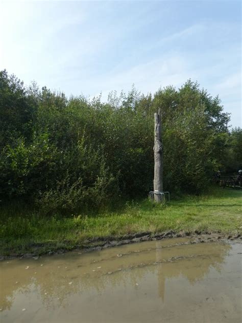 Sculpture in Meeth Nature Reserve © David Smith :: Geograph Britain and Ireland