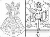 Printable Barbie Princess Coloring Pages For Kids Cool2bkids sketch template
