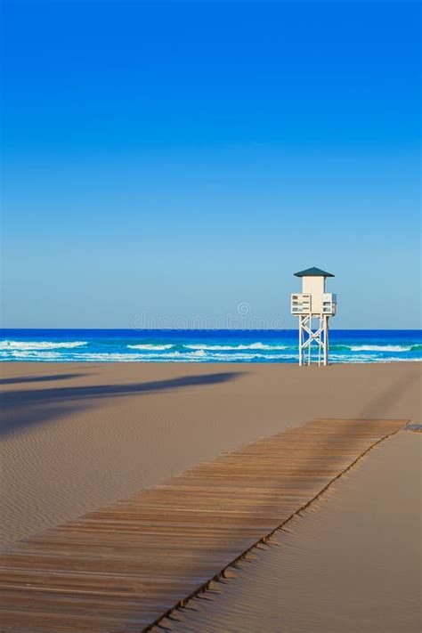 Gandia Beach Sand In Mediterranean Sea Of Spain Stock Image - Image of nature, mediterranean ...