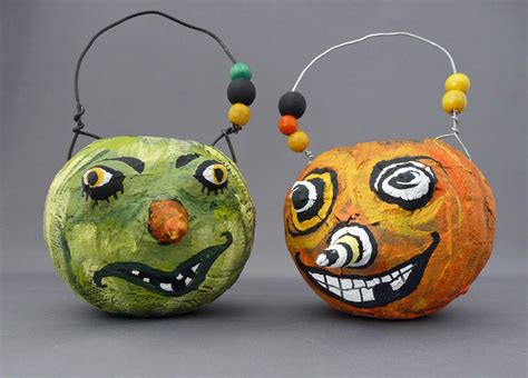 Make Crazy Papier Mache Pumpkins » Dollar Store Crafts