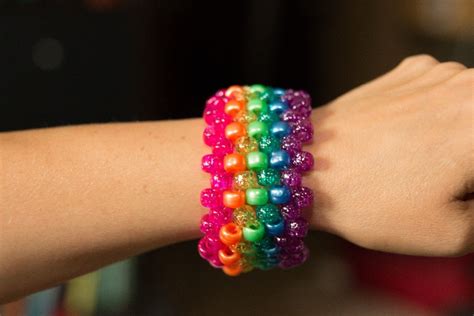 Making a Kandi Cuff Bracelet | ThriftyFun