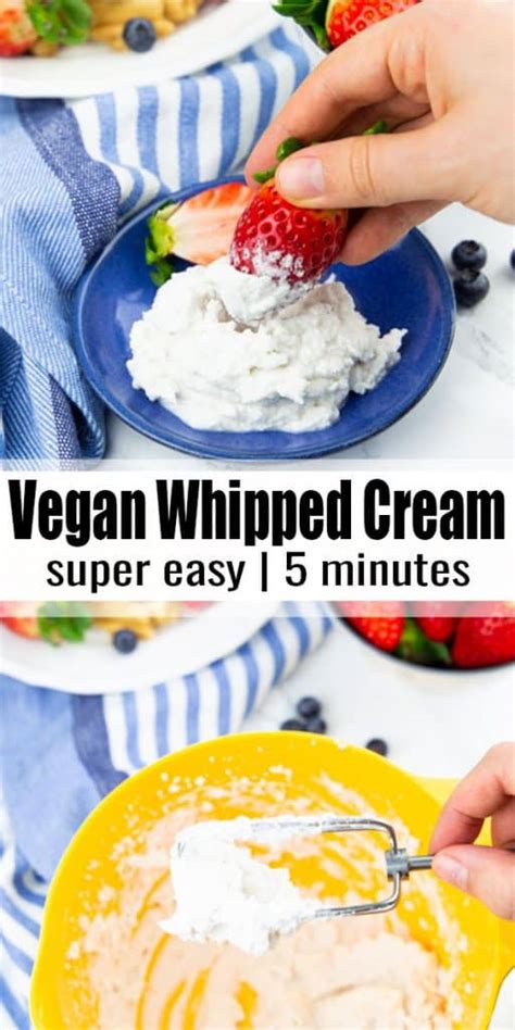 Vegan Whipped Cream - Vegan Heaven