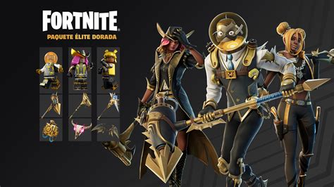 Paquete Élite dorada - Epic Games Store