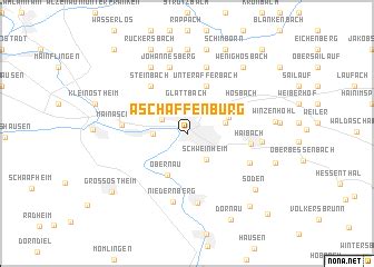 Aschaffenburg Germany Map