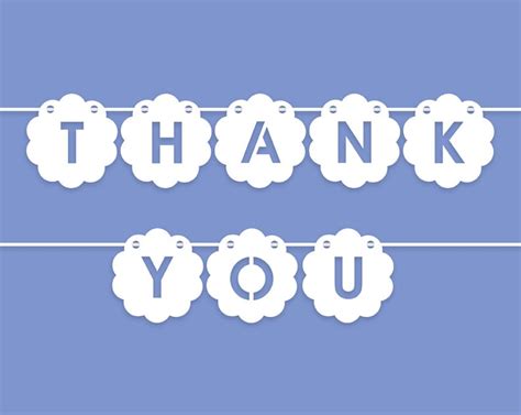 Thank You Banner Svg Dxf Clipart Cut File - Etsy