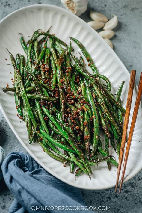 Chinese Garlic Green Beans - Omnivore's Cookbook