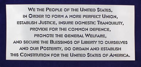 Preamble of US Constitution - 19 x 8.25 Inches - Walmart.com - Walmart.com