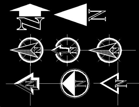 North Arrow Compass Vector Clipart Set Map Direction Graphic Camping ...