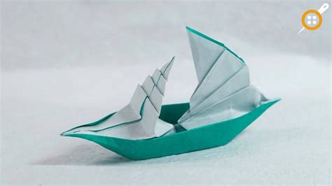 Kağıttan Tekne Yapımı VİDEOLU Anlatım - Origami Yelkenli Gemi Yapımı | Origami sailboat, Origami ...