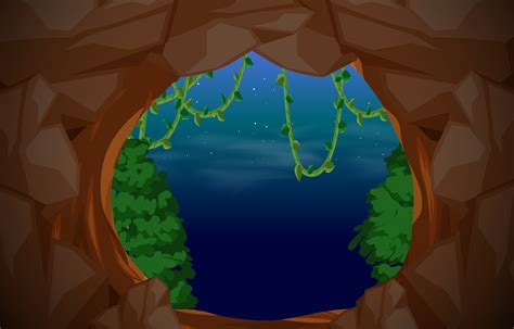 Cartoon Cave Background