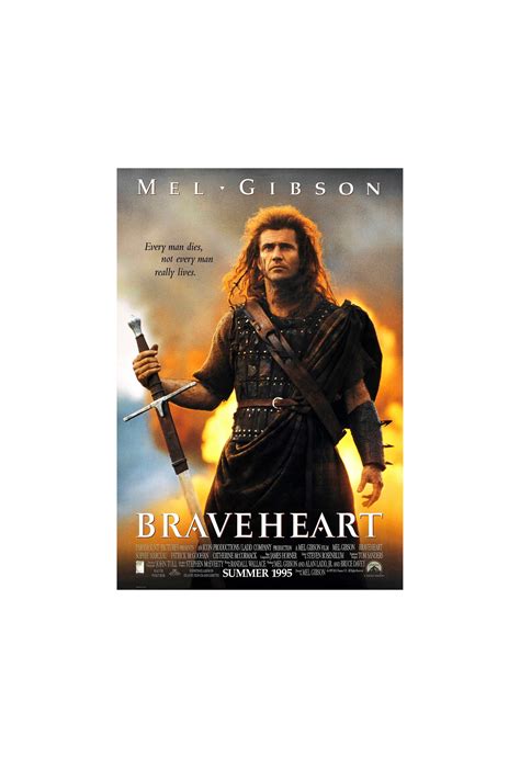 Braveheart Movie Poster Glossy High Quality Print Photo Wall | Etsy