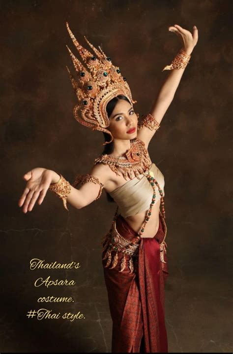 Thailand's Apsara costume.#Thai style. | 캄보디아, 문화, 옷