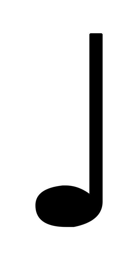 File:1-4 note crotchet (music).svg - ClipArt Best - ClipArt Best