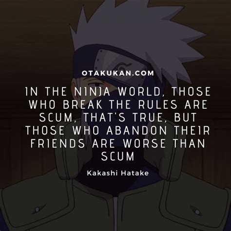 10 Best Kakashi Hatake Quotes From Naruto | OtaKuKan