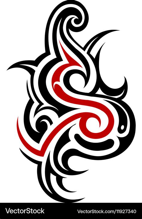 Tribal font S Royalty Free Vector Image - VectorStock