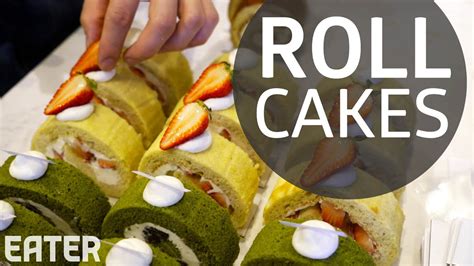 Making Roll Cakes at Toronto's Neo Coffee Bar - YouTube