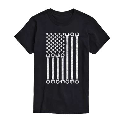 Mens Crew Neck Sleeveless Regular Fit Americana Graphic T-Shirt, Color ...