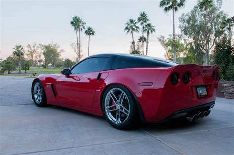 CORVETTE C6 Z06 CHROME WHEELS & TIRES FACTORY OEM 18x9.5 19x12 RIMS ...