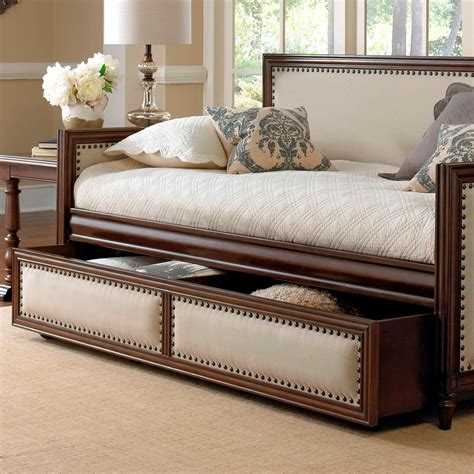 Fashion Bed Group Daybeds B50030 Roll Out Wood Trundle Drawer for ...